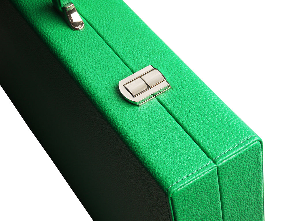19-inch Premium Backgammon Set - Green - American-Wholesaler Inc.